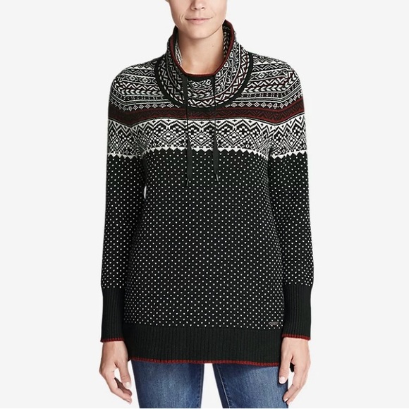 Eddie Bauer Sweaters - Eddie Bauer Oslo women’s funnel neck sweater/tunic, size TXL